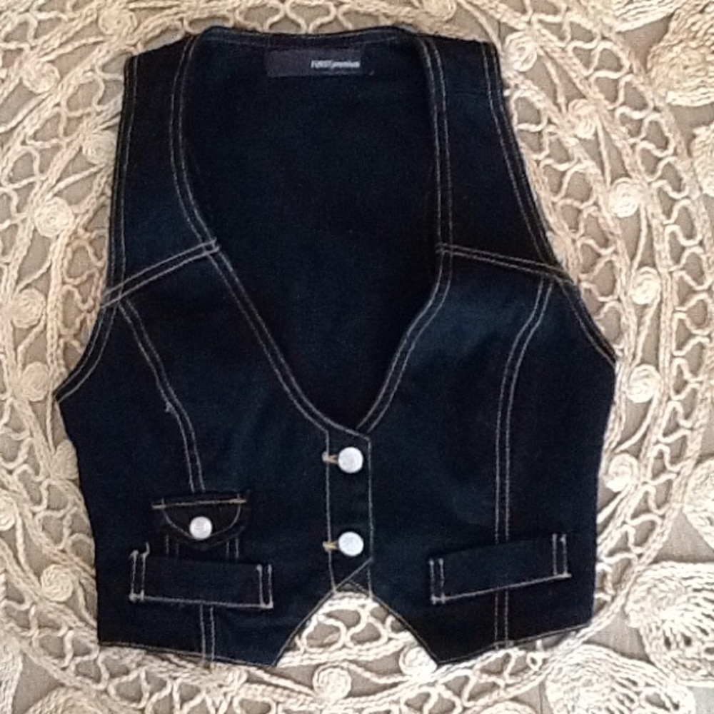 LF Dark Denim Vest